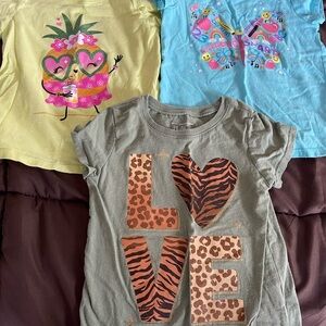 The Children's Place Yellow, Blue, and Gray Tees